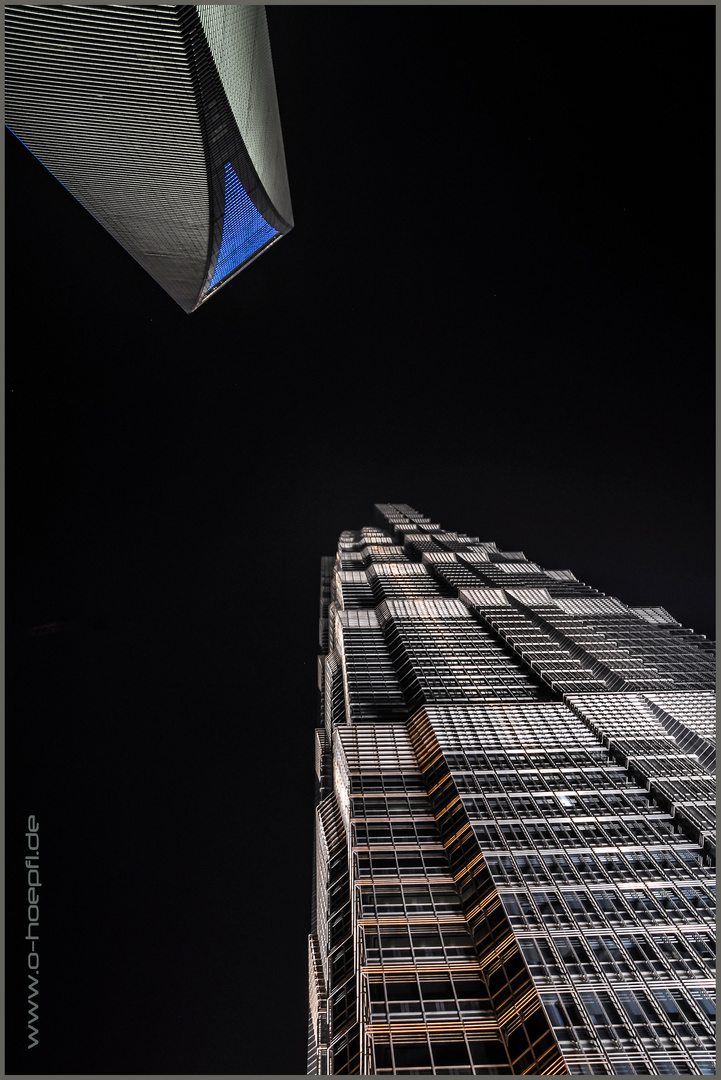 Jin Mao Tower und World Financial Center in Shanghai