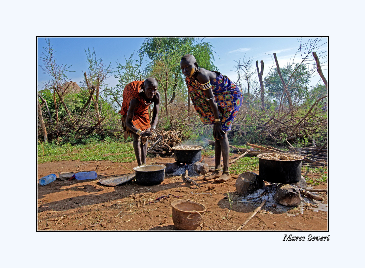 Jinka - nella cucina dei mursi