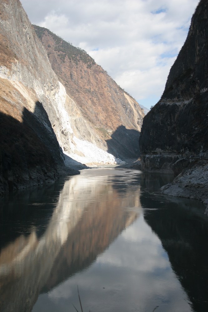 Jinshajiang (Goldsandfluss) in Yunnan