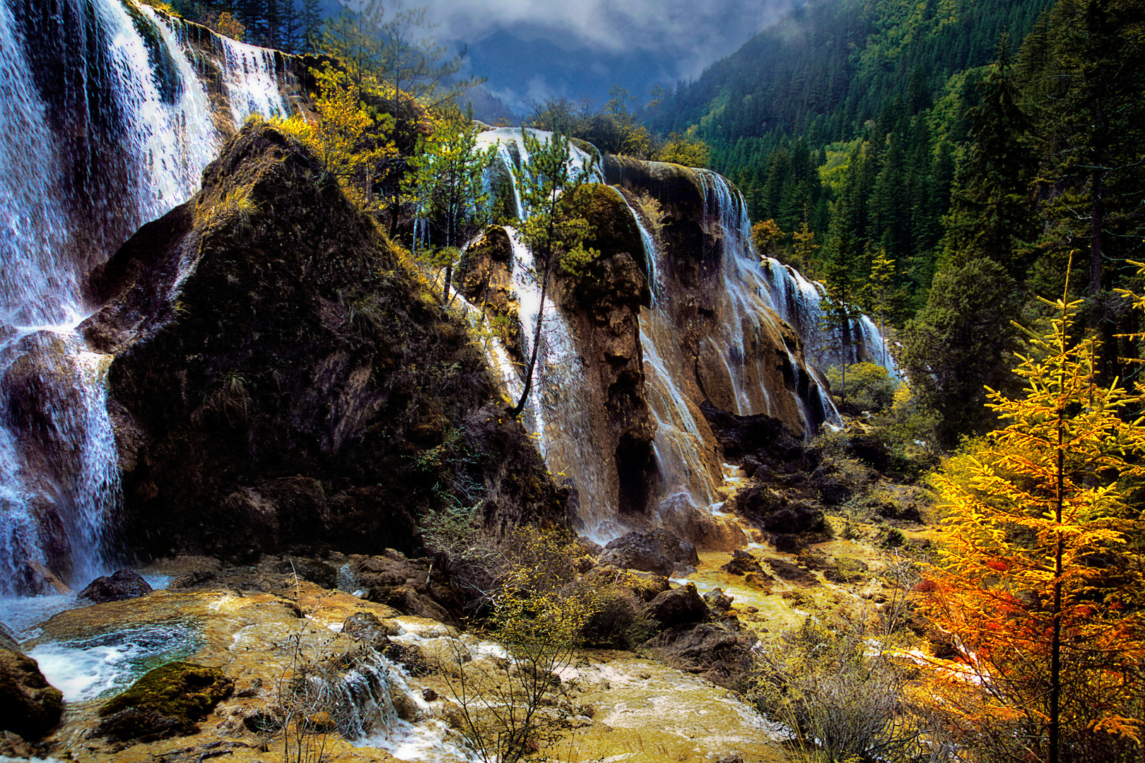 Jiuzhaigou Nationalpark, China