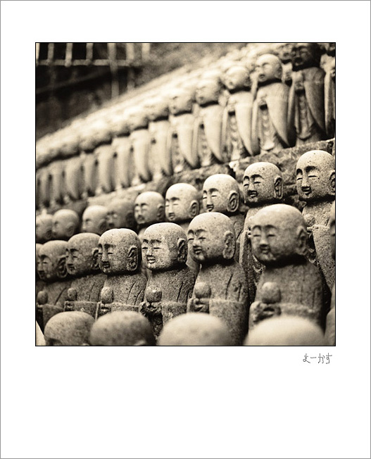 Jizo Statuen