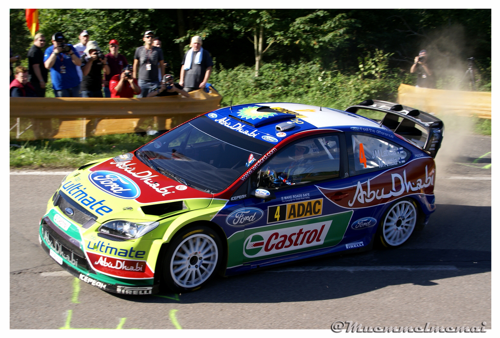 JM Latvala bei der Rallye WM 2010 in Trier