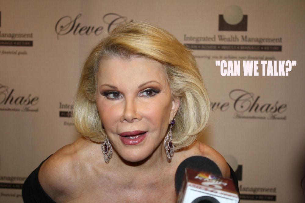 Joan Rivers "Can We Talk"