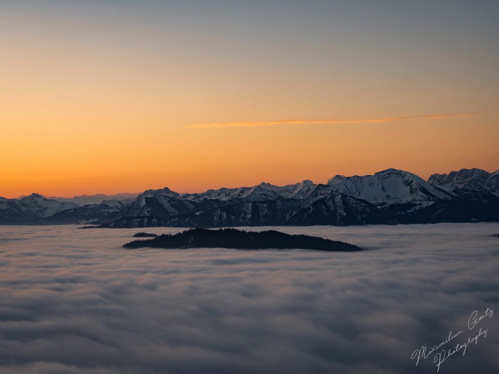 Jochberg in Orange