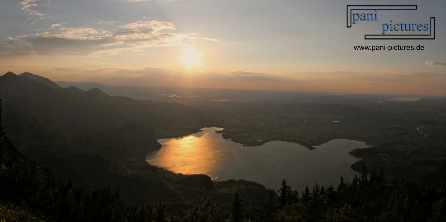 Jochberg - Kochelsee Sonnenuntergang