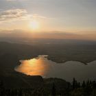 Jochberg - Walchensee und Kochelsee Sonnenuntergang