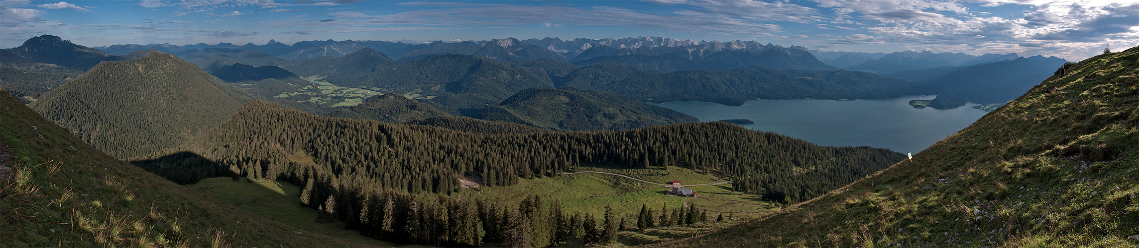 Jochbergpano am Abend