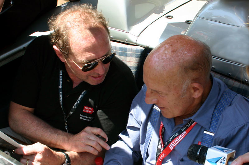 Jochen Mass und Sterling Moss im 722