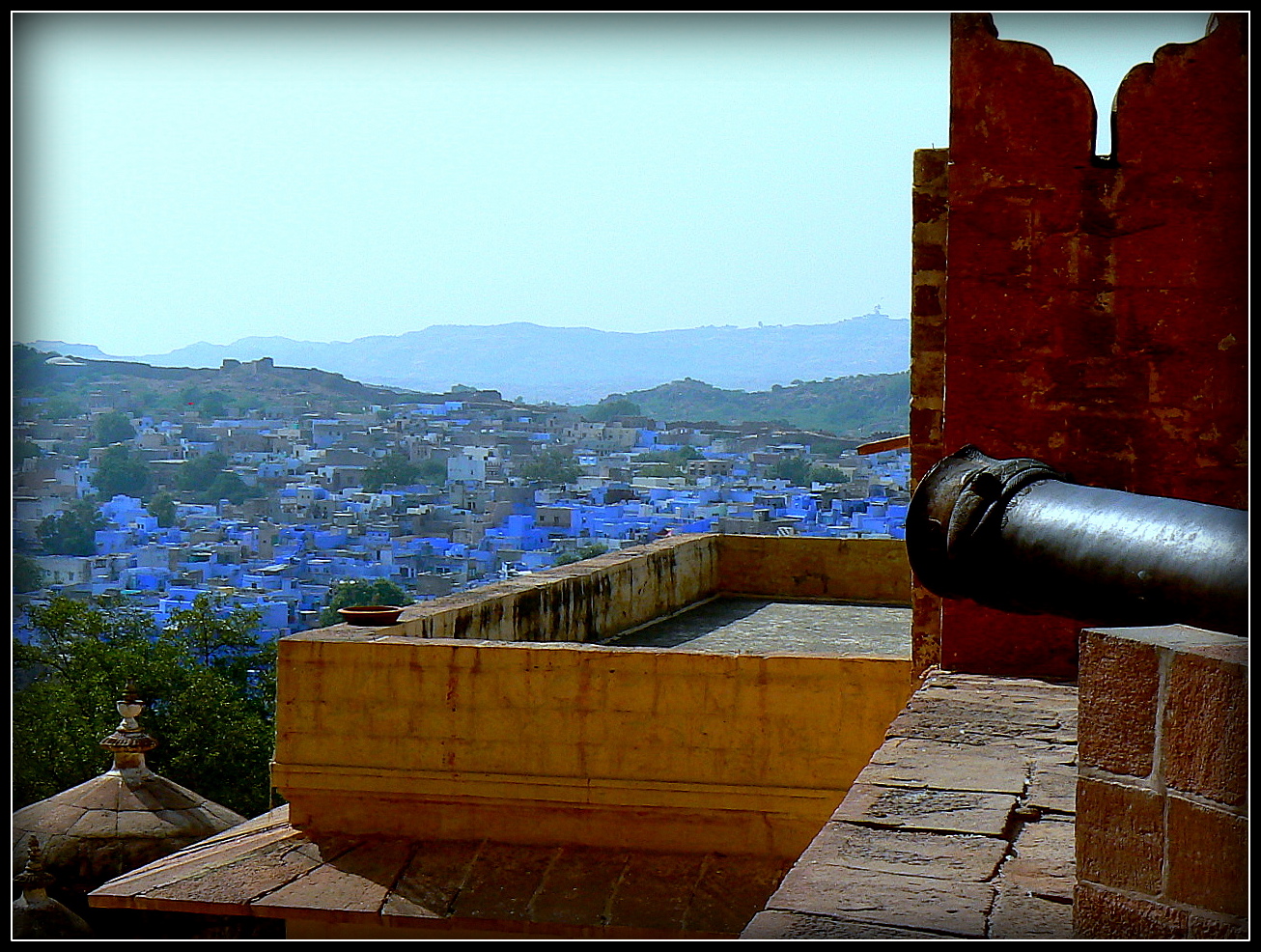 Jodhpur Les canons étaient tournés vers la ville ....