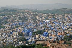 Jodpur "die blaue Stadt" von oben