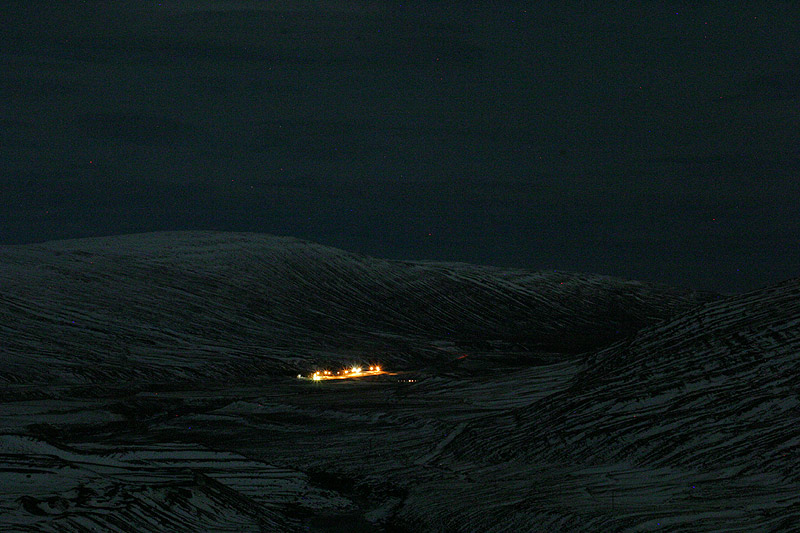 Joekuldalur in einer Novembernacht