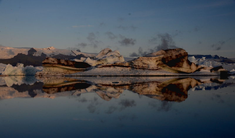 Jökulsárlón am Morgen