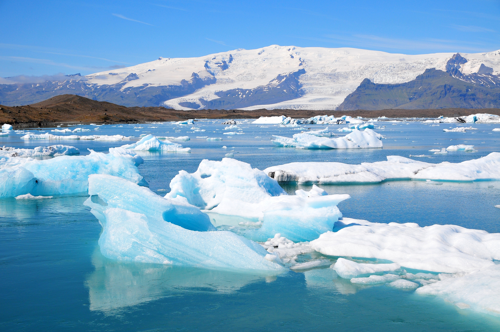 Jökulsárlón - die Gletscherlagune im Süden Islands