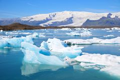 Jökulsárlón - die Gletscherlagune im Süden Islands