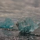 Jökulsárlón Eis am Strand