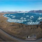 * Jökulsarlon  from above *