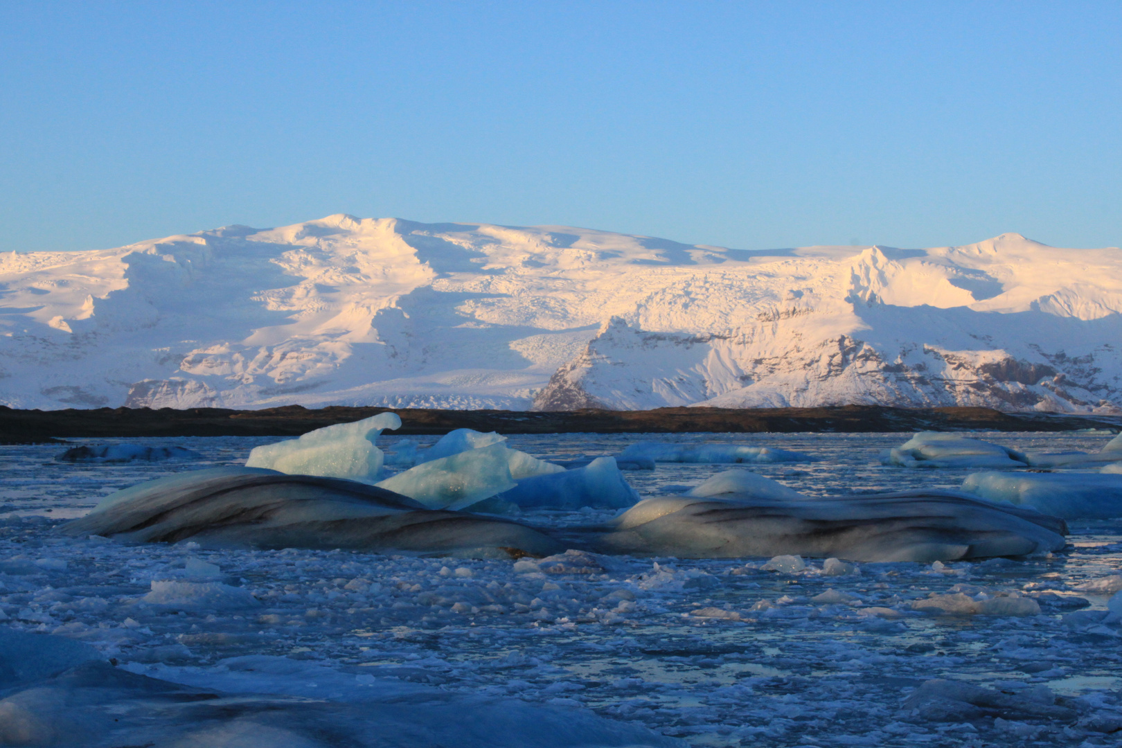 Jökulsárlón gleich nochmals