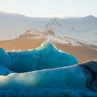 Jökulsárlón Lagoone im Winter