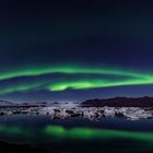 Jökulsarlon Polarlicht-Spiegel