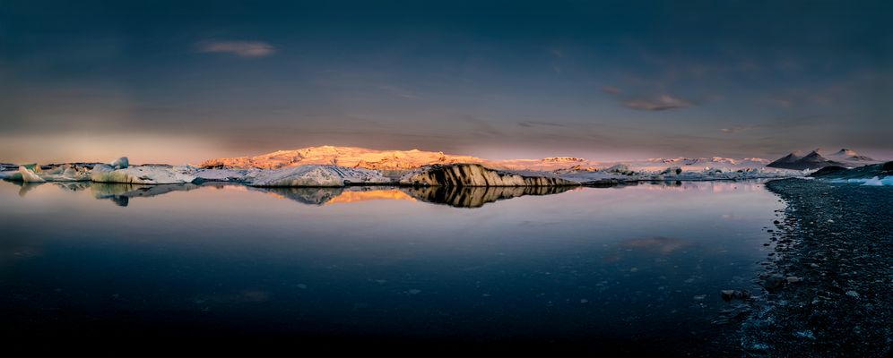Jökulsárlón ... spiegelbildlich