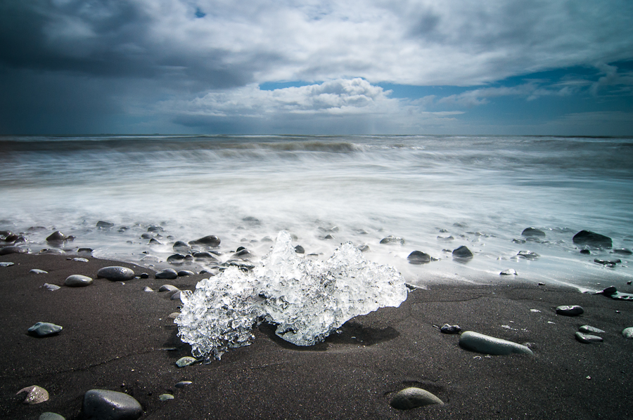 Jökulsárlón - Strand