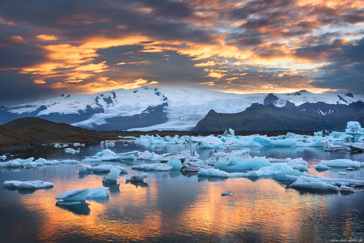 Jökulsárlón Sunset