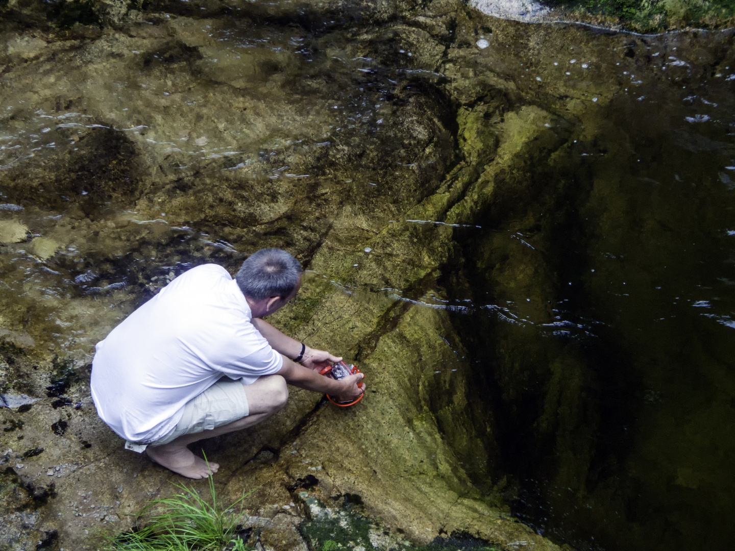 Jörg an der Mineralienader