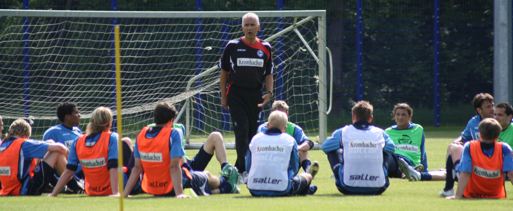 Jörg Berger beim DSC Arminia Bielefeld