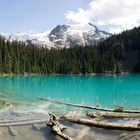 Joffrey Lake (Second Lake) and Joffrey Glacier; Pemberton, British Columbia, Canada