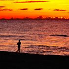 Joggen am Strand