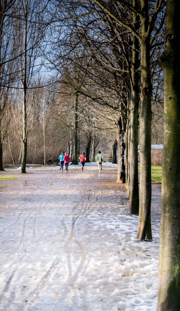 Joggen im Winter