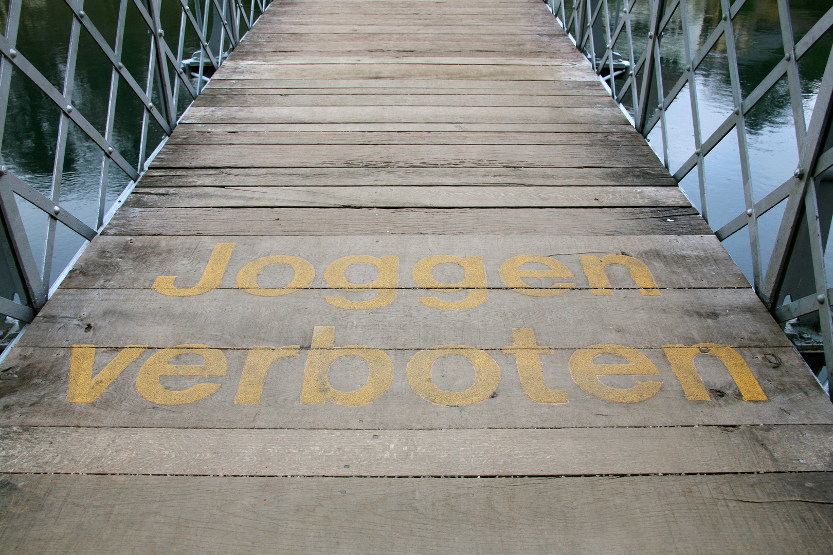 Joggen verboten