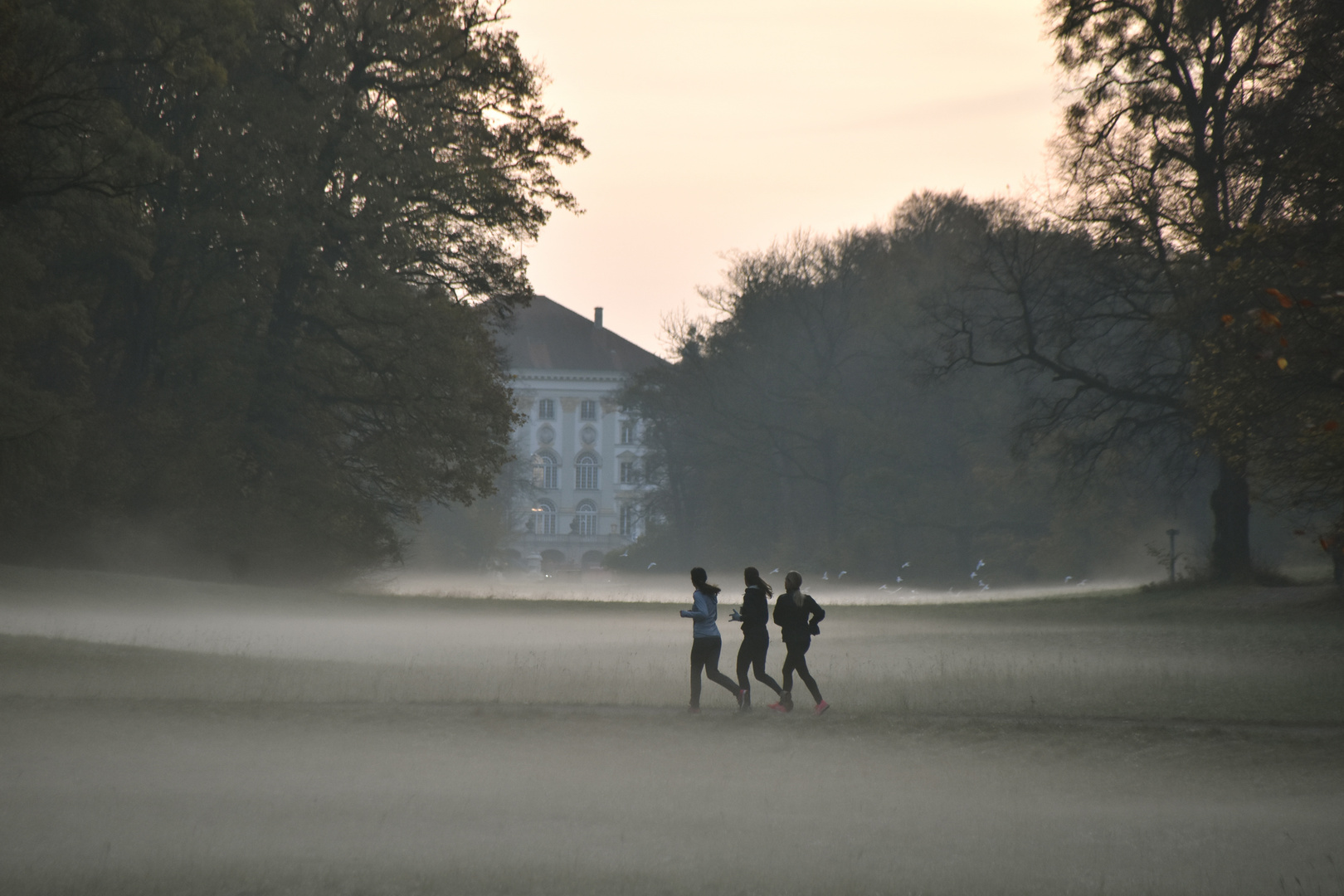 Joggen vorm Schloß