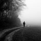 Jogger im Nebel