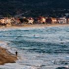 Jogging am Strand