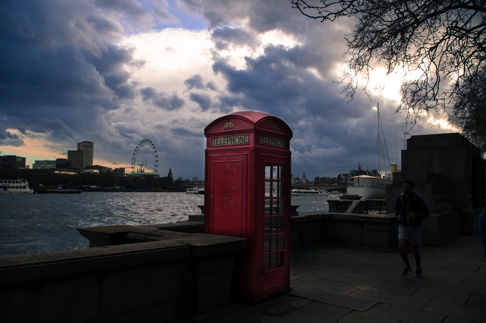 Jogging in London