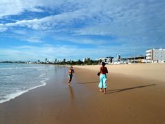 JOGGING ON THE BEACH.....