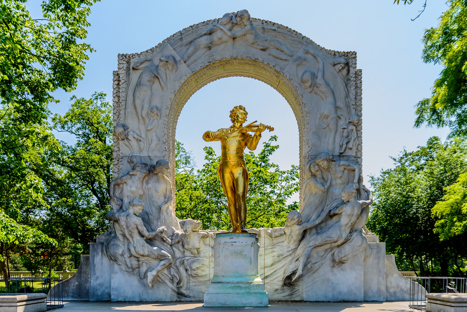 Johann-Strauß-Denkmal im Wiener Stadtpark