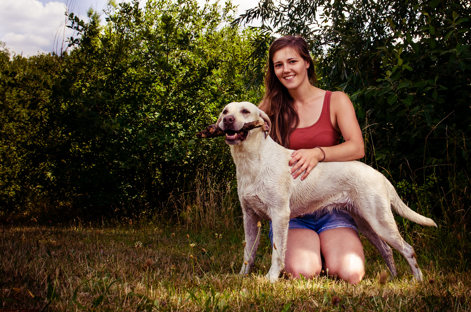 Johanna mit Hund 3