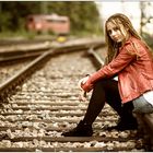 Johanna on tracks