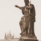 Johannes der Täufer auf der Karlsbrücke in Prag