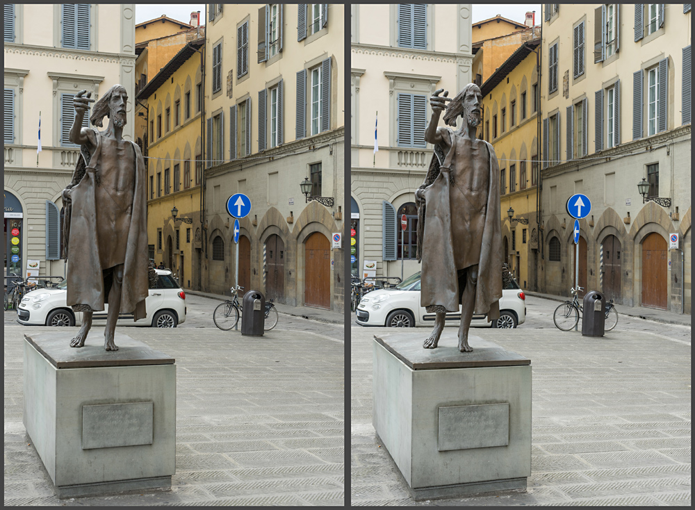 Johannes der Täufer in Florenz und in 3D