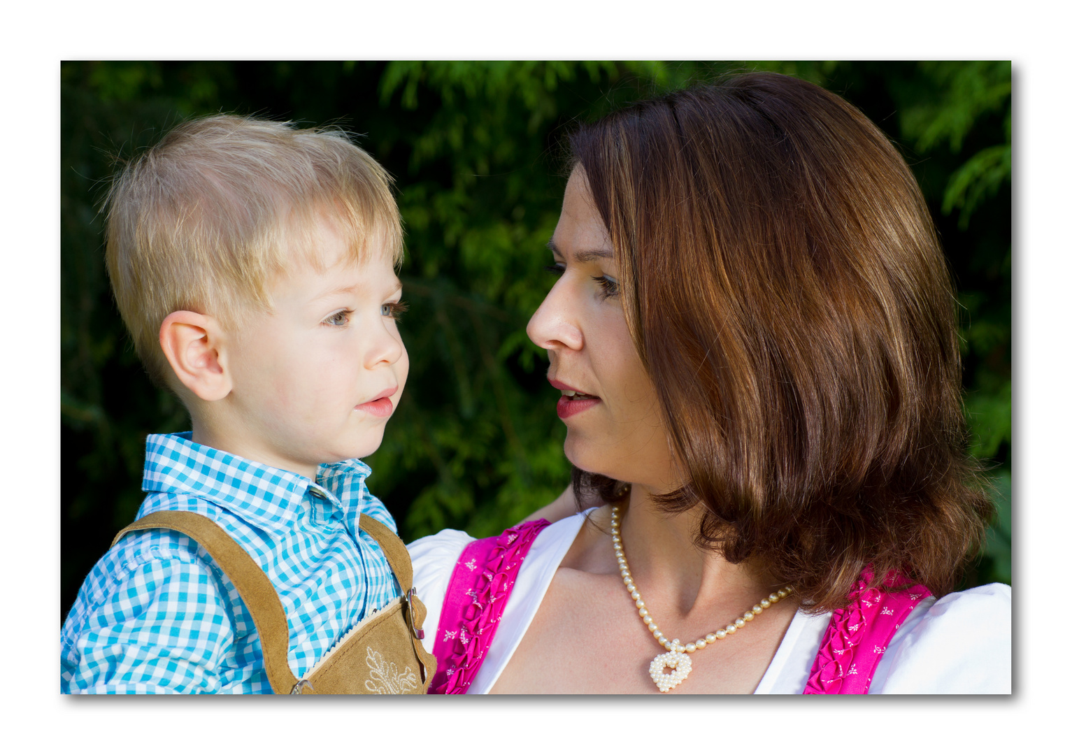 Johannes mit Mama