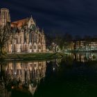 Johanneskirche-2. bei Nacht