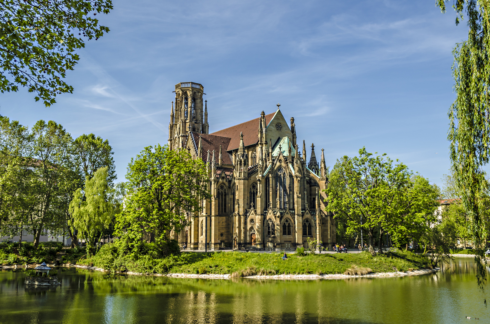 Johanneskirche am Feuersee in Stuttgart