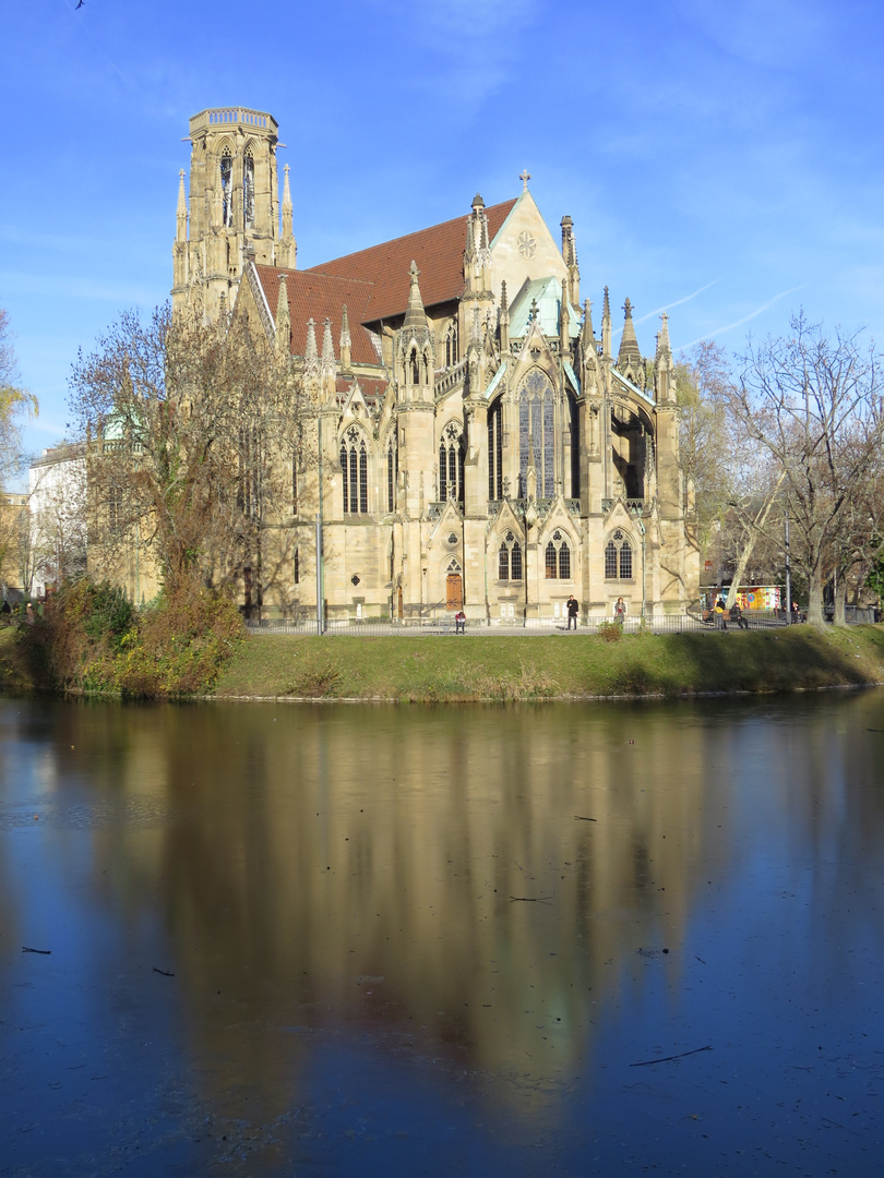 Johanneskirche im Feuersee, Stuttgart, 17.12.13