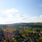 Johanngeorgenstadt - Blick Richtung Auersberg aus der Luft