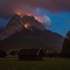 Johannifeuer auf den Bergen