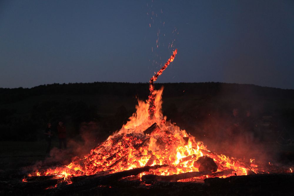 Johannisfeuer in Himmelstadt