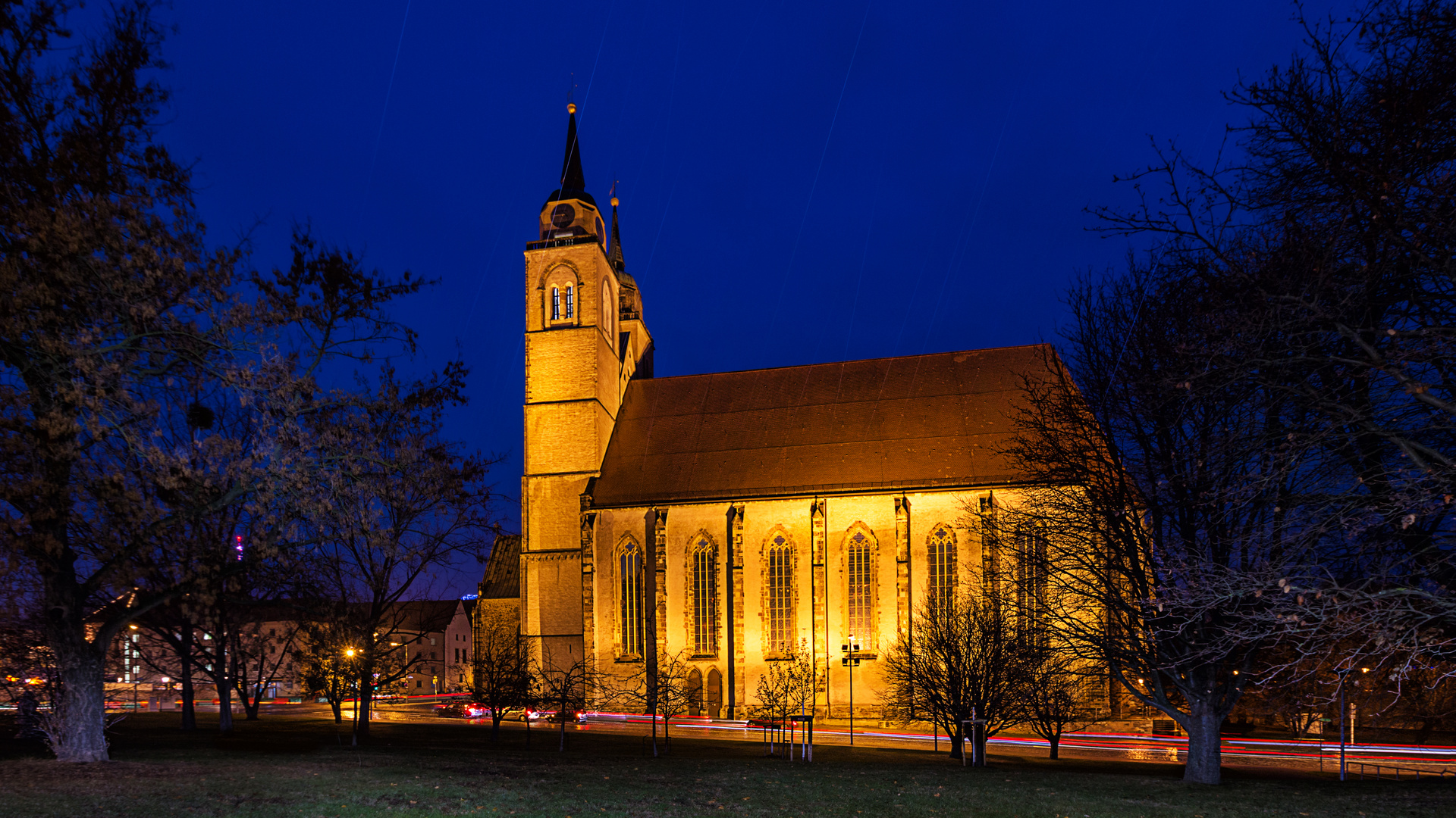 Johanniskirche zur blauen Stunde